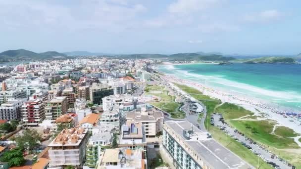Rio Janeiro Brazília Légi Kilátása — Stock videók