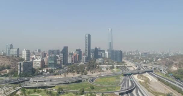 Vista Aérea Cidade Diurna — Vídeo de Stock