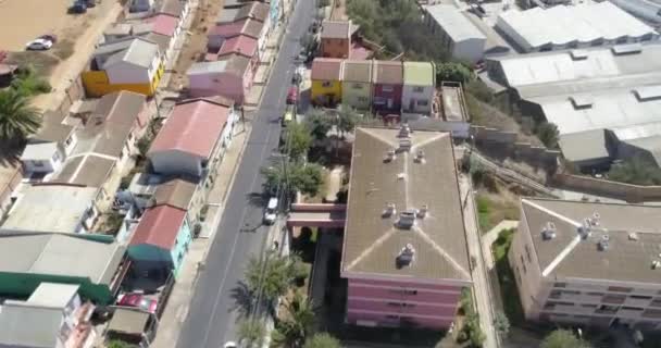 Vista Aérea Ciudad Diurna — Vídeo de stock