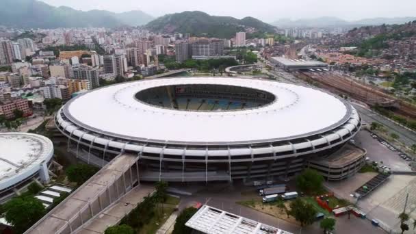 Aerial View Rio Janeiro Brazil — Stock Video