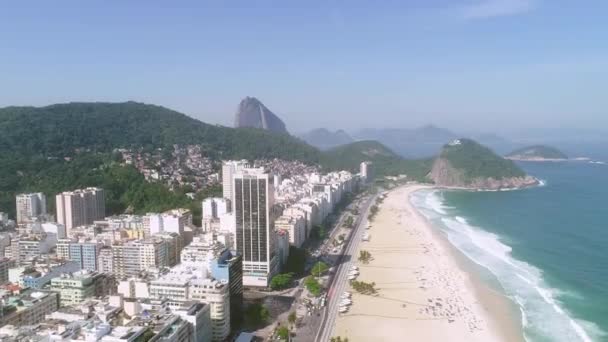 Letecký Pohled Rio Janeiro Brazílie — Stock video