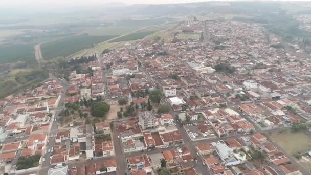 Vista Aérea Ciudad Diurna — Vídeo de stock