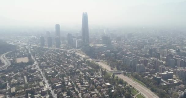 日间城市的空中景观 — 图库视频影像