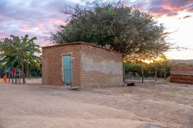 Brezilya 'daki tipik köy detayları.