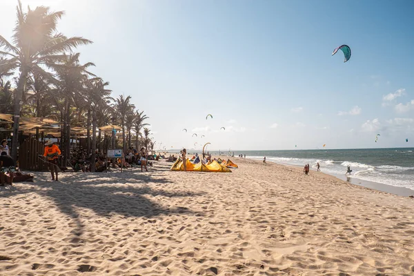 Cumbuco Ceara Brasile Circa Settembre 2019 Giornata Sole Nella Spiaggia — Foto Stock