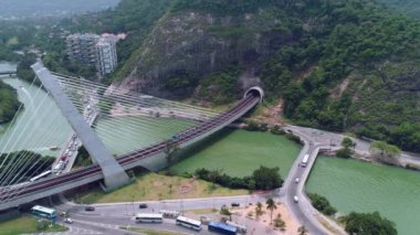 Rio de Janeiro, Brezilya 'nın hava manzarası.