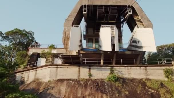 Rio Janeiro Brazília 2019 Október Körül Kábelautó Sugar Loaf Mountain — Stock videók