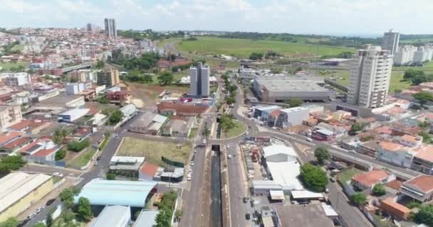 Letecký Pohled Město Rio Janeiro Brazílie — Stock video