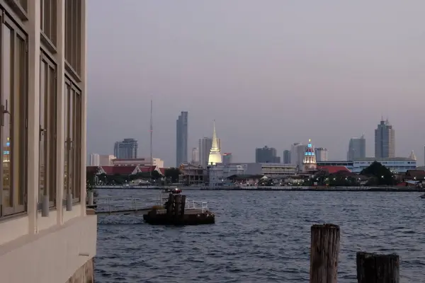 Bangkok Tailândia Dezembro 2018 Vista Dos Arranha Céus Cidade Partir — Fotografia de Stock