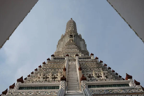 Passos Que Levam Uma Das Torres Templo Wat Arun — Fotografia de Stock