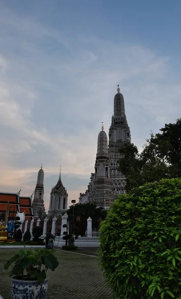 Templo Budista Wat Arun Noite — Fotografia de Stock