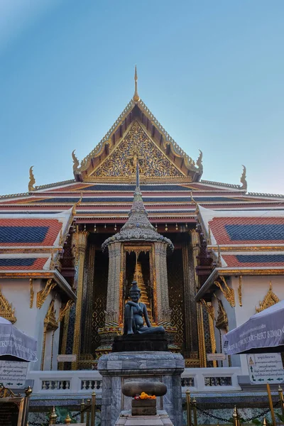 Bangkok Tailândia Dezembro 2018 Magnífico Templo Buda Reclinado Capital Tailândia — Fotografia de Stock