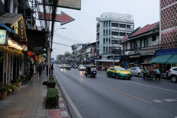 Bangkok Thailand Dezember 2018 Verkehr Auf Den Straßen Der Hauptstadt — Stockfoto