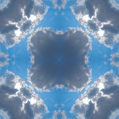 Soyut kaleydoskop arkaplanı. Güzel çok renkli kaleydoskop dokusu. Eşsiz kaleydoskop tasarımı.