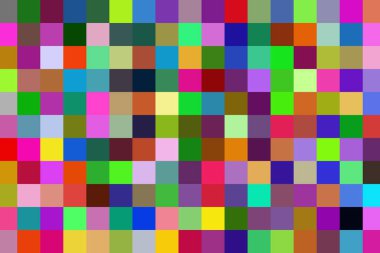 Çok renkli dikdörtgen piksel arkaplan. Çok renkli karelerden oluşan dokusu.
