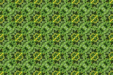 Ambalaj kağıdı, duvar kağıdı, tekstil ve yüzey tasarımı için eşsiz bir arkaplan. Yaratıcı, kusursuz desen. Kolaj.