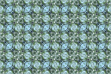 Ambalaj kağıdı, duvar kağıdı, tekstil ve yüzey tasarımı için eşsiz bir arkaplan. Yaratıcı, kusursuz desen. Kolaj.