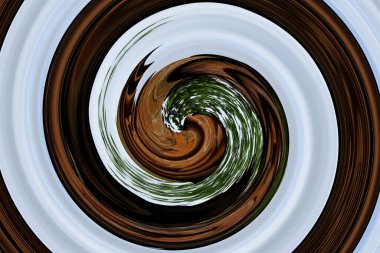 Huni soyut desen. Arkaplan olarak girdap, spiral, çok renkli desen.