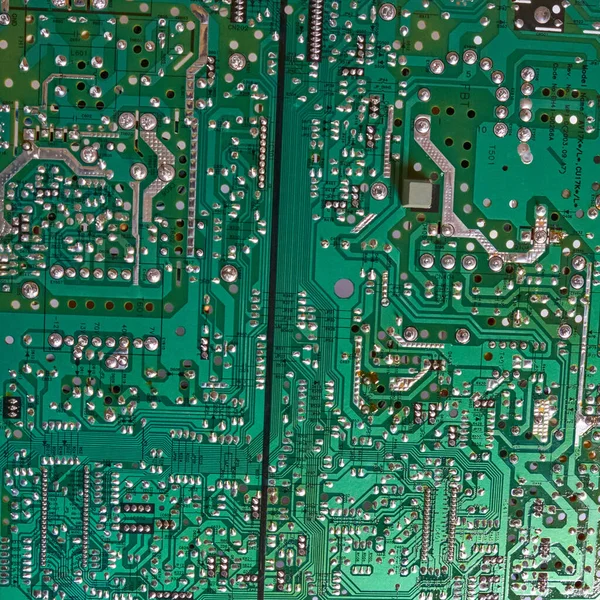 Chernihiv Region Ukraine April 2019 Green Computer Circuit Board Background — Stock Photo, Image