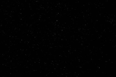 Arka plan olarak yıldızlı gece gökyüzü. Koyu yıldızlar arası uzay.