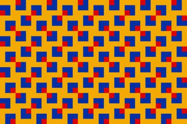 Ermenistan bayrağının renklerinde basit geometrik desen