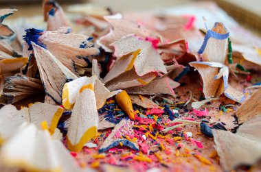 Keskinleştirmeden sonra kalem kalıntıları