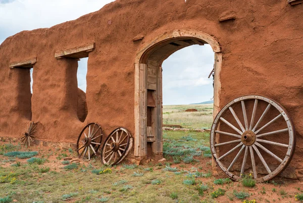 In de ruïnes van Fort Union National Monument — Stockfoto