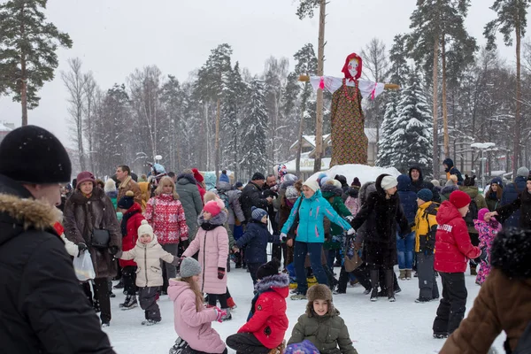 Vakantie van brede Maslenitsa — Stockfoto