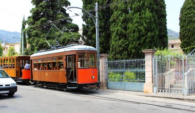 Old Tram in Soller on Mallorca, Balearic Islands, Spain