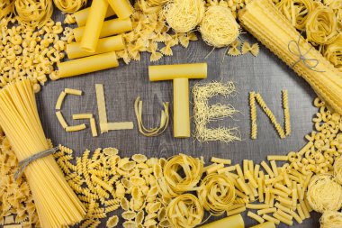 Pasta that contains gluten clipart