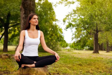 Lotus meditasyon poz