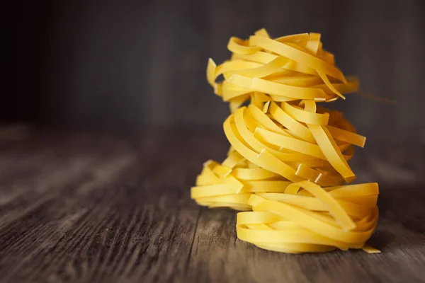 Italian pasta tagliatelle — Stock Photo, Image