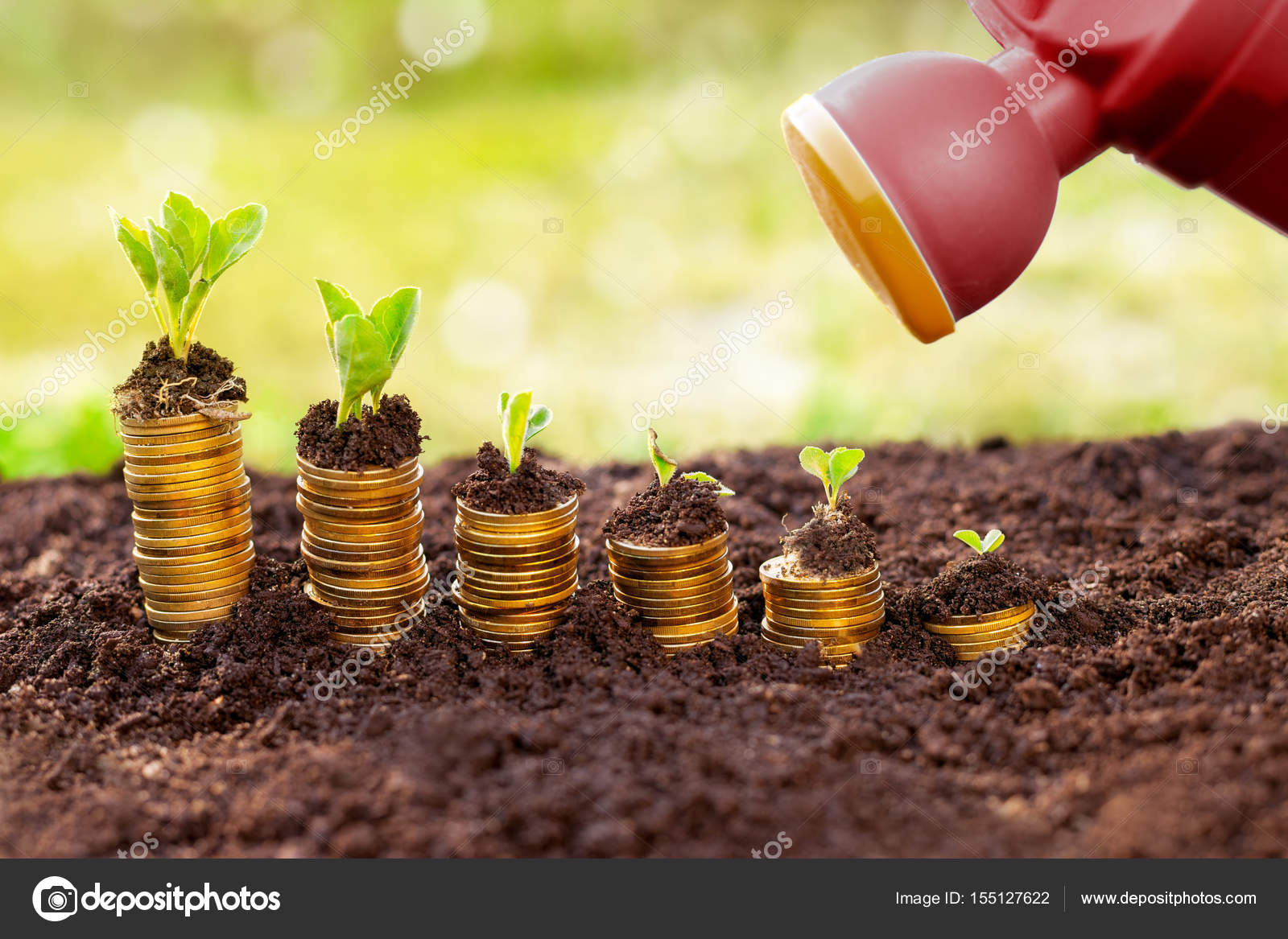 Make your money grow — Stock Photo © cherriesjd #155127622