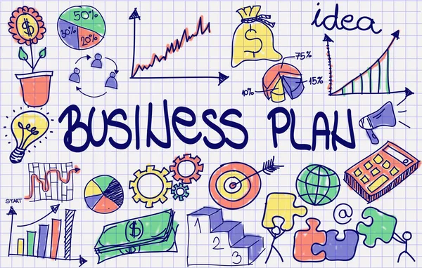 Concept of business plan — Stock Photo, Image