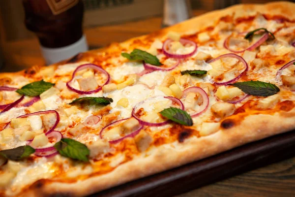 lezzetli sıcak pizza