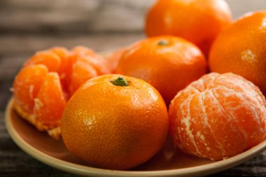 Taze ve organik clementines