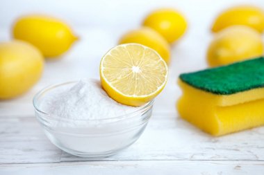 Kase limonlu soda pişirme