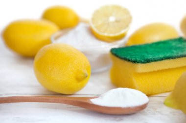 Çevre Dostu Temizleyiciler, kabartma tozu ve limon