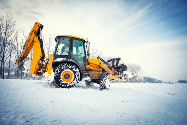 Sneeuw verwijdering machine — Stockfoto