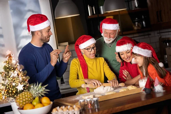 Family preparation holiday food