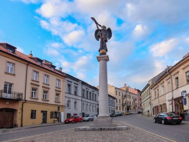 Uzupis meleği. Vilnuis. Litvanya. Mayıs 2017.