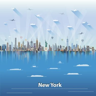 New York vektör çizim