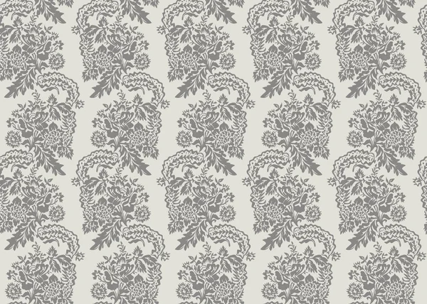 Vector seamless wallpaper pattern — Stock Vector