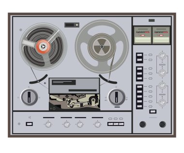 retro teyp vektör çizim