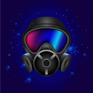 Coronavirüs için gaz maskesi tıbbi koruma