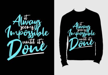 Alıntı yapıyorum. El çizimi tipografi posteri