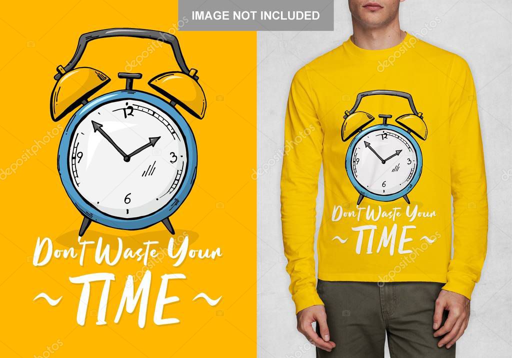 Typography design for t-shirt