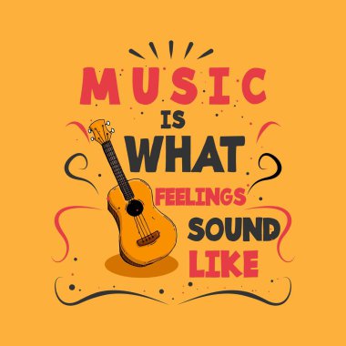 Müzik posteri için tipografi