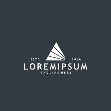 Minimalist ve modern baş harf A logo tasarımı