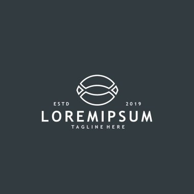 Minimalist ve modern baş harf A logo tasarımı